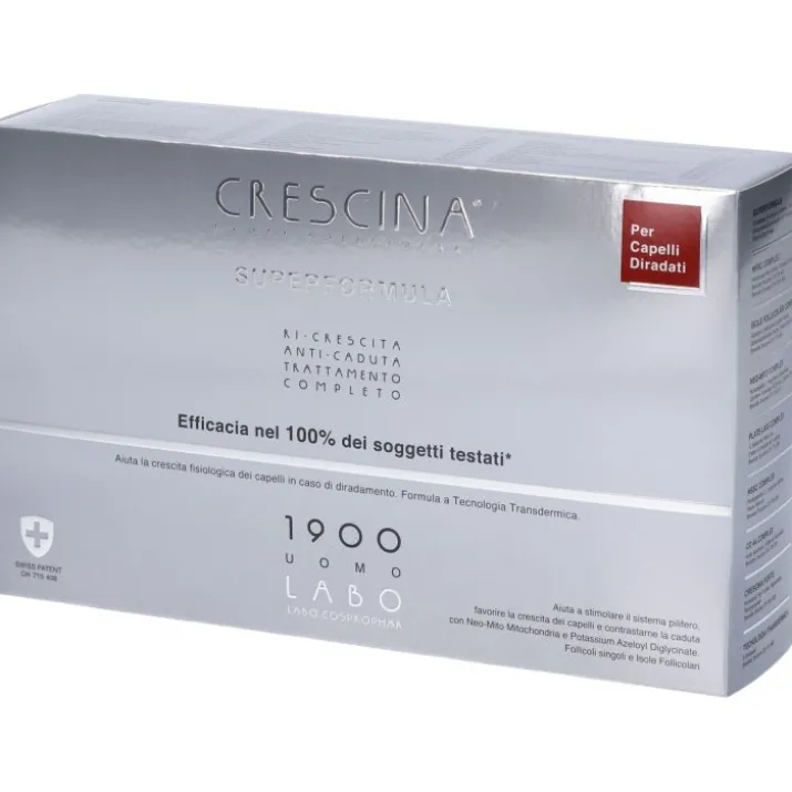 Crescina Isole Follicolari Superformula 1900 Uomo TC Labo 10+10 Fiale