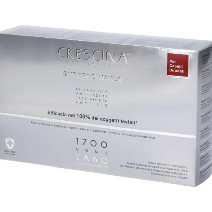 Crescina Isole Follicolari Superformula 1700 Uomo Labo 10+10 Fiale