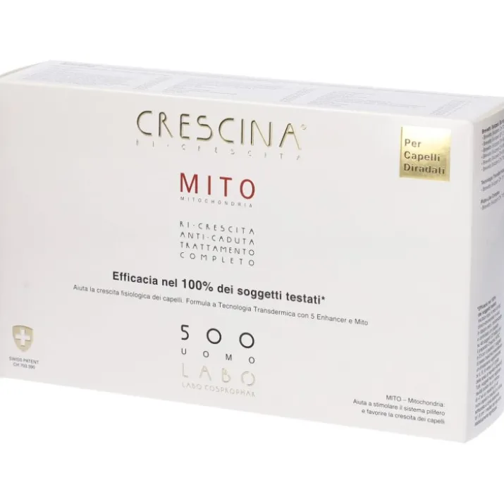 Crescina Ri-Crescita Mito 500 Uomo Labo 10+10 Fiale