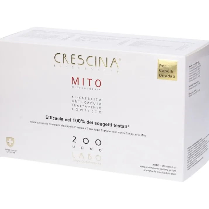 Crescina Ri-Crescita Mito 200 Uomo Labo 20+20 Fiale