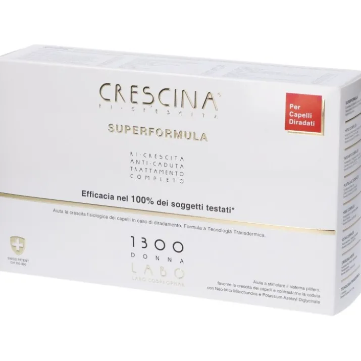 Crescina Ri Crescita Superformula 1300 Donna Labo 10+10 Fiale Da 3,5ml