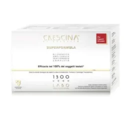 Crescina Super Formula Uomo 1300 20+20 Fiale Trattamento Completo