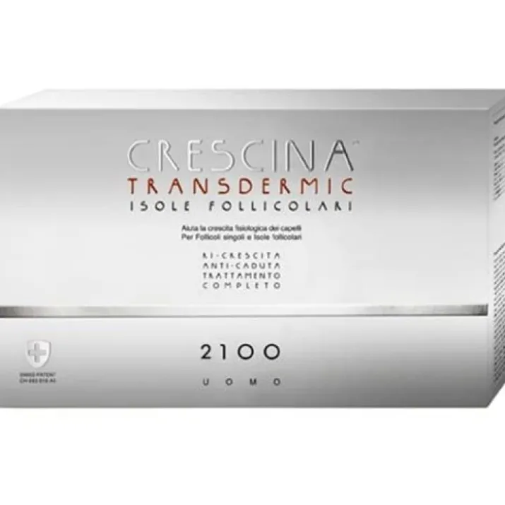 Crescina Transdermic Isole Follicolari Trattamento Completo 2100 Uomo Labo 2x10 Fiale