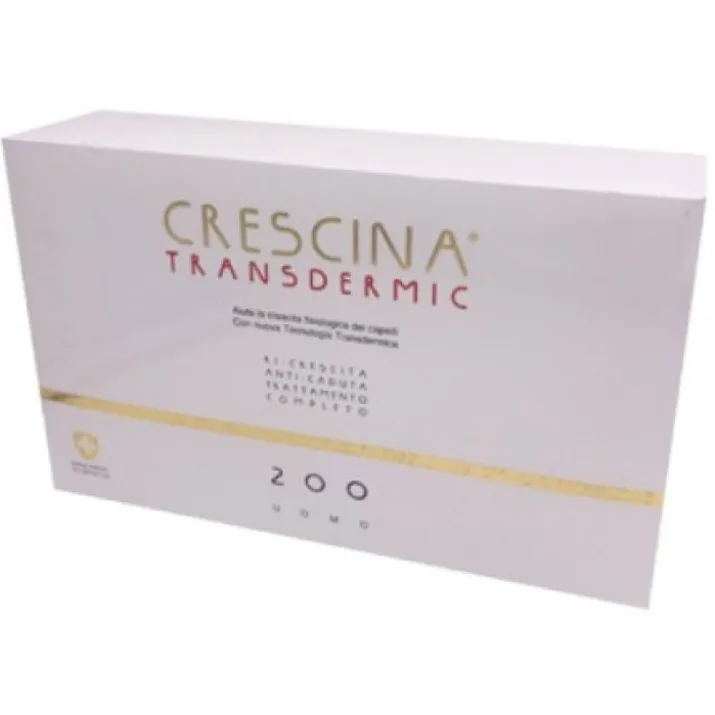 Crescina® Transdermic Trattamento Completo Anti-Caduta E Ri-Crescita 200 Uomo Labo 2x10 Fiale