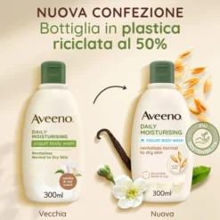 Daily Moisturising Bagno Doccia allo Yogurt Aveeno 300ml