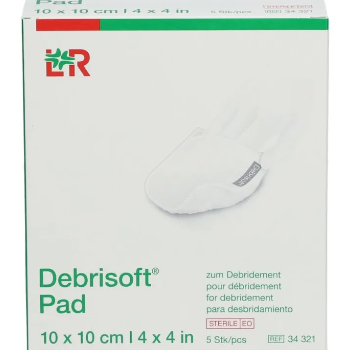 Debrisoft® Pad Lohmann & Rauscher 10x10cm 5 Pezzi