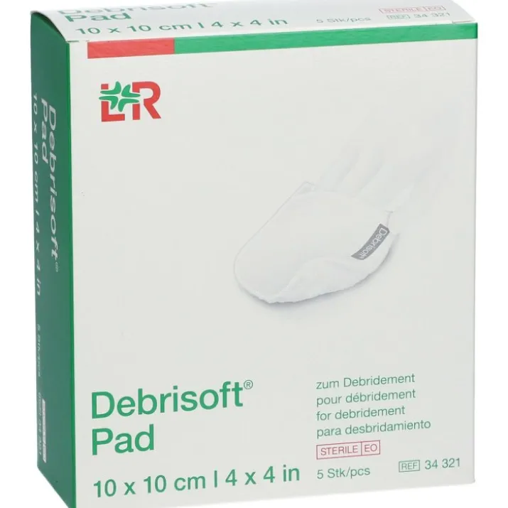 Debrisoft® Pad Lohmann & Rauscher 10x10cm 5 Pezzi