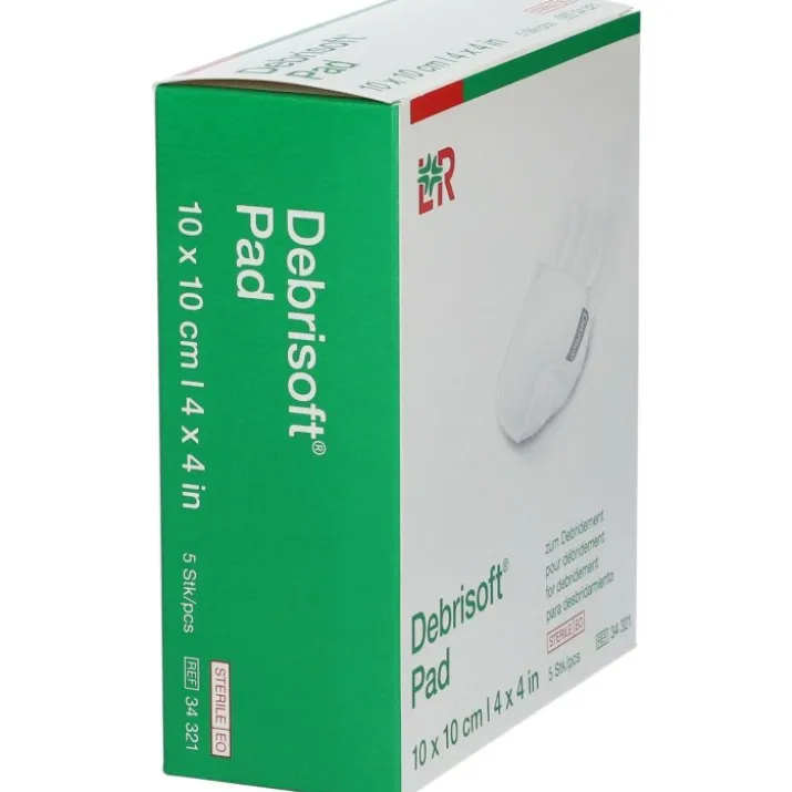 Debrisoft® Pad Lohmann & Rauscher 10x10cm 5 Pezzi