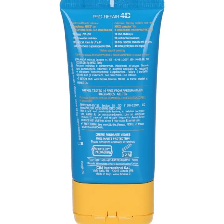 Defence Sun Spf30 Crema Viso Fondente BioNike 50ml
