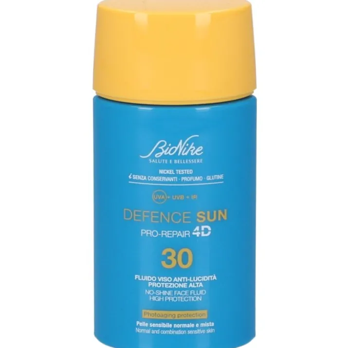 Defence Sun Spf 30 Fluido Viso Anti-Lucidità BioNike 50ml