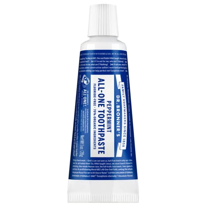 Dentifricio All-One Peppermint Dr. Bronner's 28g