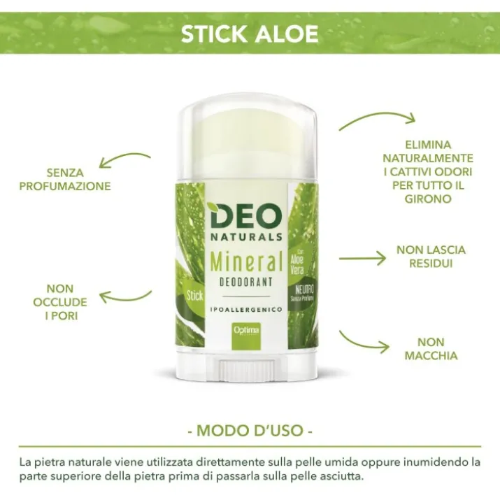 DeoNaturals Con Aloe Vera Optima 100g