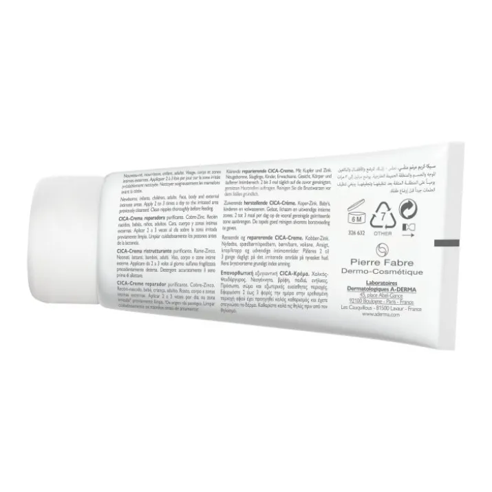 Dermalibour+ Cica-Crema Ristrutturante Purificante A-Derma 100ml