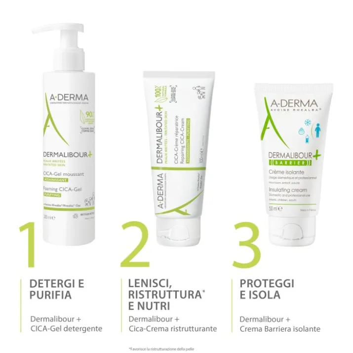 Dermalibour+ Cica-Crema Ristrutturante Purificante A-Derma 100ml