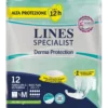 Derma Protection Pannoloni a Mutandina M Lines Specialist 12 Pezzi