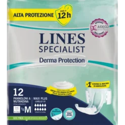 Derma Protection Pannoloni a Mutandina M Lines Specialist 12 Pezzi