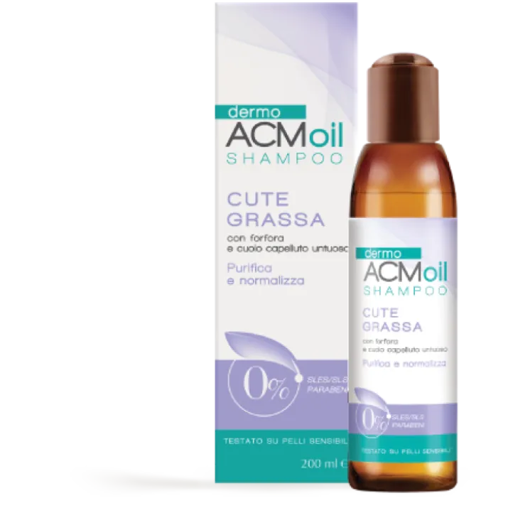 Dermoacm Oil Shampoo Cute Grassa Ekuberg 200ml