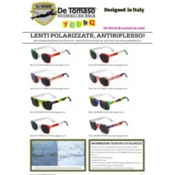 De Tomaso Young Occhiali per Bambini Fantasie Assortite World