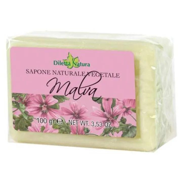 Diletta Natura Sapone Naturale Vegetale Alla Malva 100g