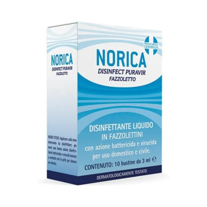 Disinfect Puravir Norica 10 Bustine Da 3ml