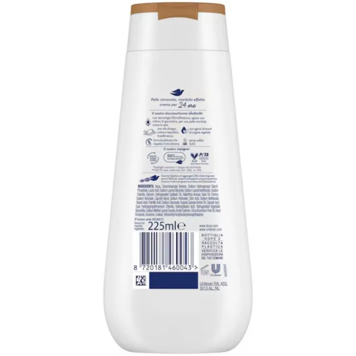 Docciaschiuma Dolce Nutrimento Dove 225ml