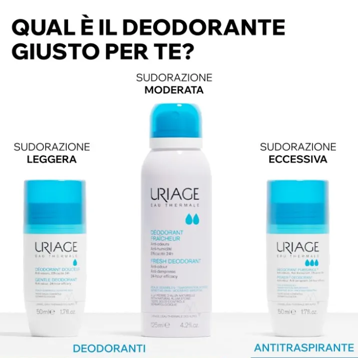 Déodorant Puissance 3 Uriage 50ml