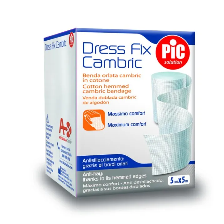 Dress Fix Cambric 10cm x 5m Benda Orlata in Cotone PIC