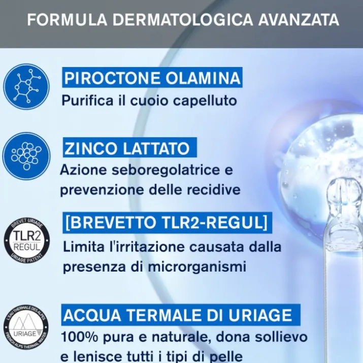 DS Hair Shampoo Trattamento Antiforfora Uriage 200ml