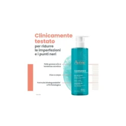 Eau Thermale Avène Cleanance Gel Detergente, pelle grassa a tendenza acneica, 400ml