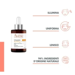 Eau Thermale Avène Vitamin Activ Cg Siero Correttore Luminosità, anti-età, 30ml