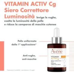 Eau Thermale Avène Vitamin Activ Cg Siero Correttore Luminosità, anti-età, 30ml