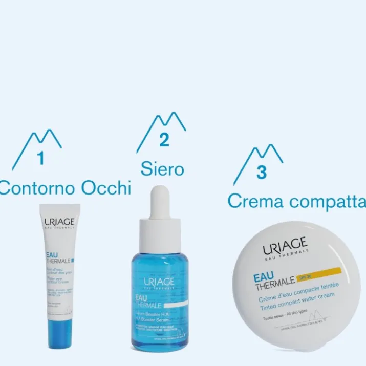Eau Thermale Crema Compatta All'Acqua Colorata Spf30 Uriage 10g