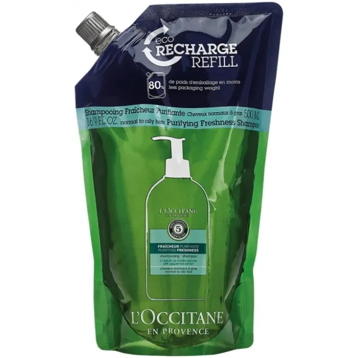 Eco Ricarica Shampoo Pure Fraîcheur Aromachologie L'OCCITANE 500ml