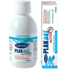 Emoform® Plak Out® Active Clorexidina 0,12% Collutorio 200ml + Dentifricio 75ml