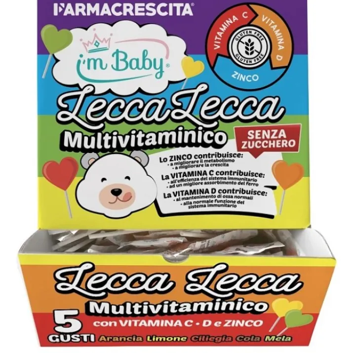 Espositore Lecca Lecca Multivitaminico i'm Baby 200 Pezzi