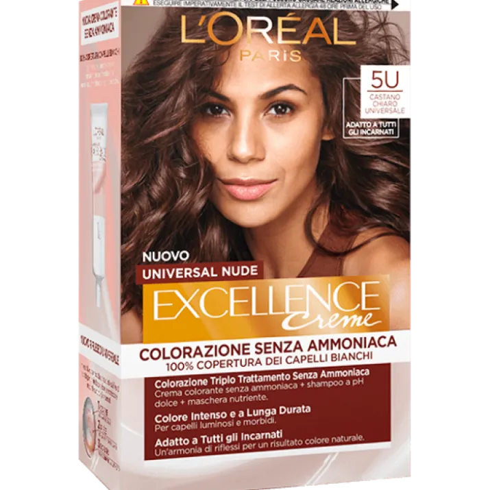 Excellence Universal Nude Colorazione Permanente 5U Castano Chiaro L'OREAL