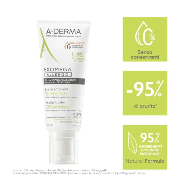 Exomega Allergo Cosmetico Sterile® A-Derma 200ml