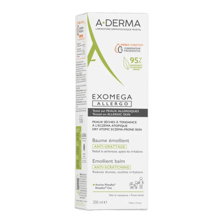 Exomega Allergo Cosmetico Sterile® A-Derma 200ml