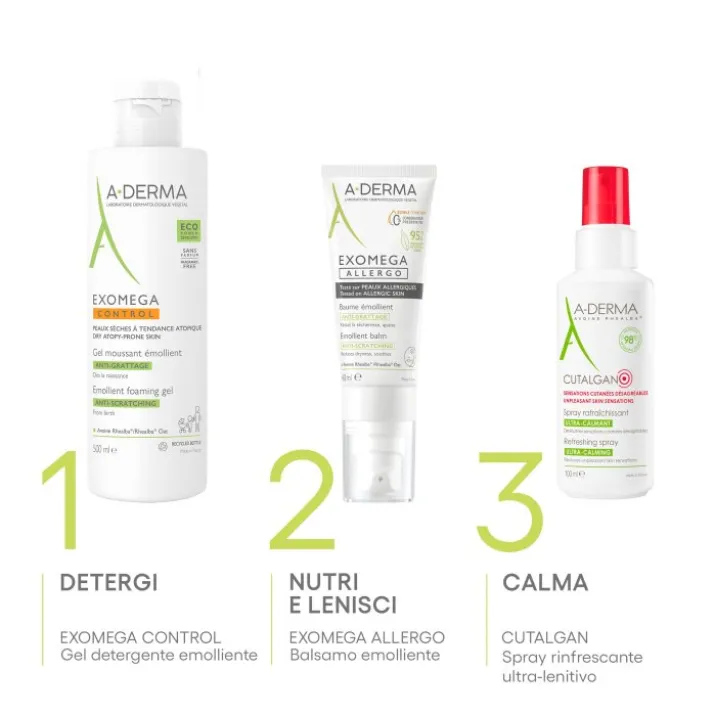 Exomega Allergo Cosmetico Sterile® A-Derma 200ml