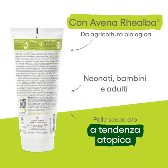 Exomega Control Balsamo Emolliente A-Derma 200ml