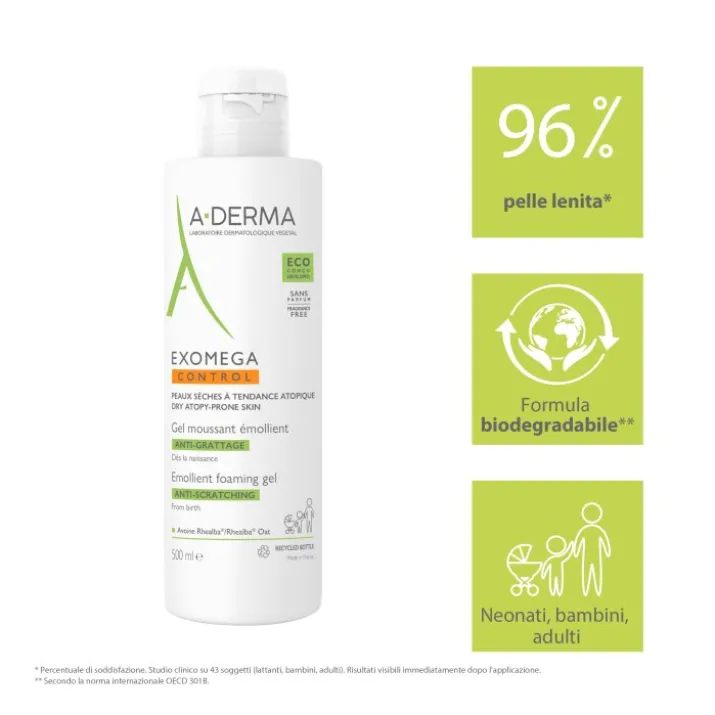Exomega Control Gel A-Derma 500ml