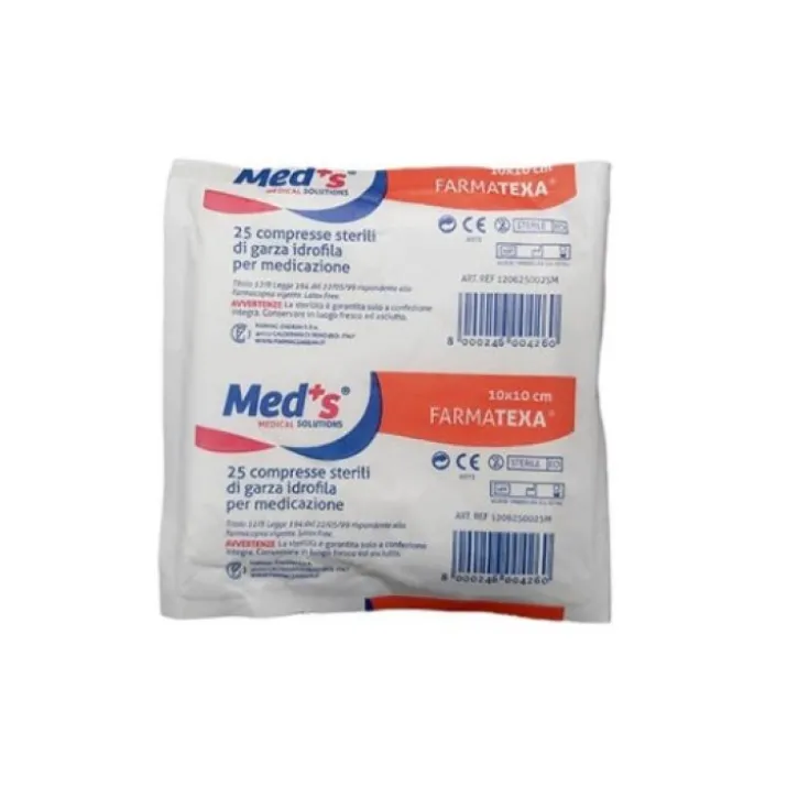 Farmac-Zabban Garza Med's Tnt Sterile 10x10cm 25 Pezzi