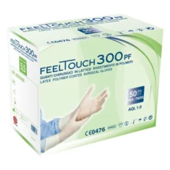 FEELTOUCH 300PF Guanti Chirurgici Senza Polvere Tg.6 Rays 50
