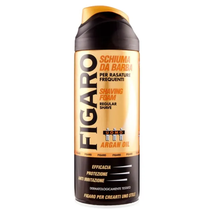 FIGARO SCHIUMA BARBA ARGAN 400 ML