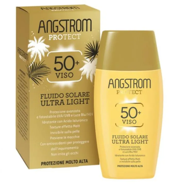 Fluido Solare Ultra Light Spf50+ Angstrom 40ml
