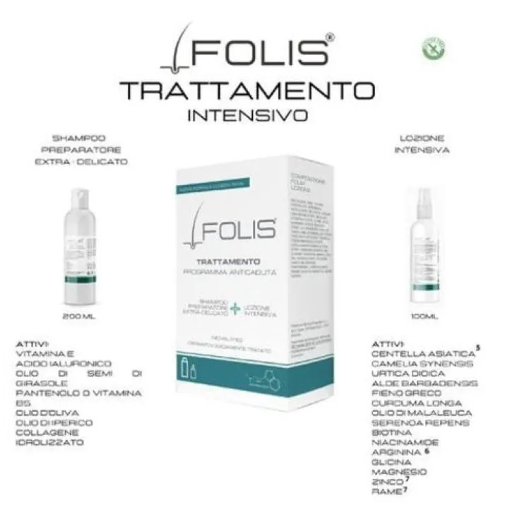 FOLIS® TRATTAMENTO - 1 LOZIONE 100ml + 1 SHAMPOO 200ml