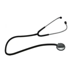 Fonendoscopio Per Adulti - Deluxe Con Testina Piatta Colore Nero