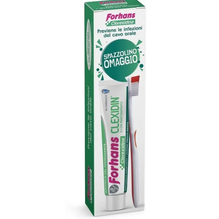 Forhans Clexidin + Spazzolino 1+1