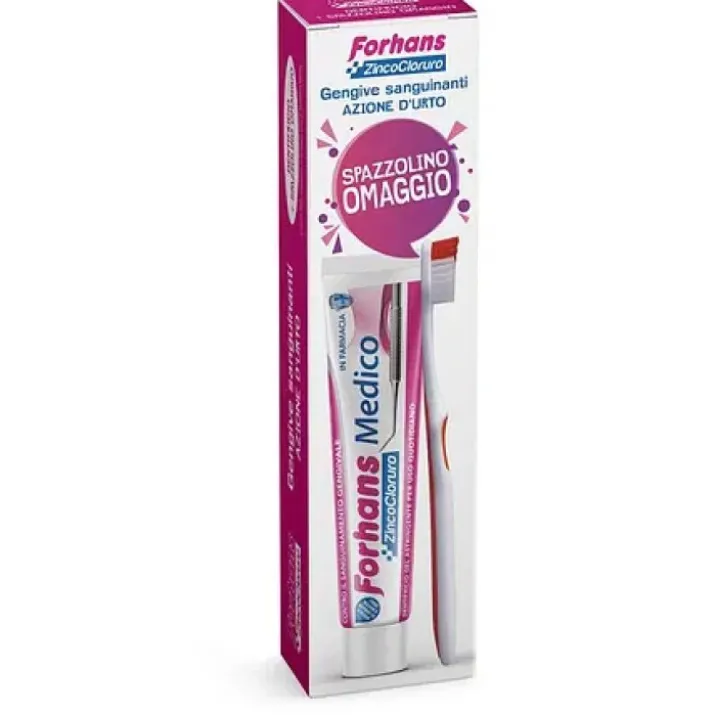 Forhans Dentifricio Medico + Spazzolino 1+1