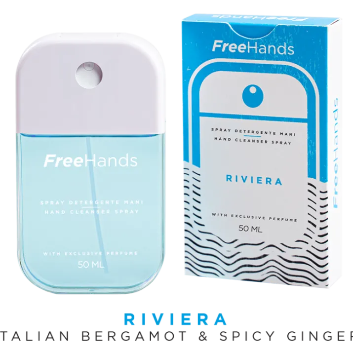 FreeHands Spray Detergente Mani Fragranza Riviera 50ml